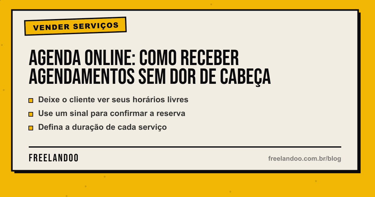 Agenda online: como receber agendamentos sem dor de cabeça — Vender serviços