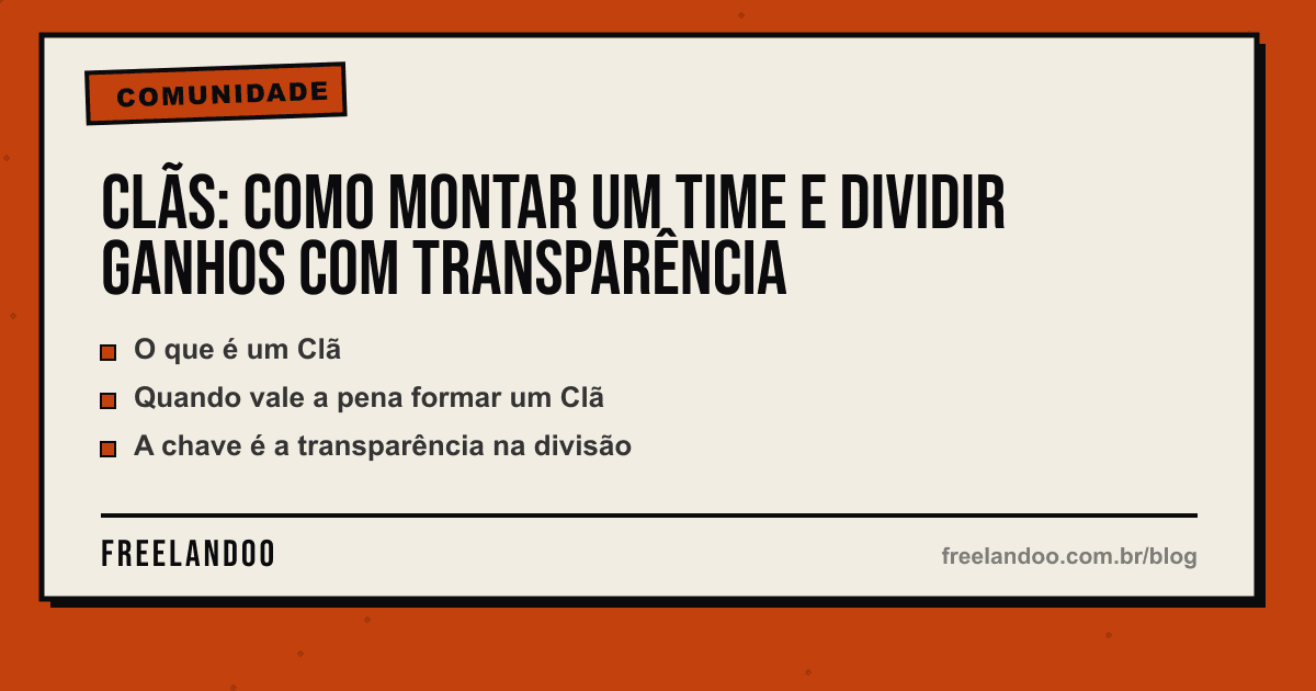 Clãs: como montar um time e dividir ganhos com transparência — Comunidade