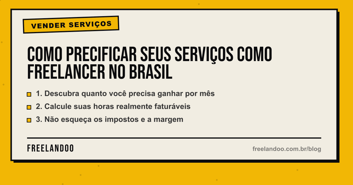 Como precificar seus serviços como freelancer no Brasil — Vender serviços